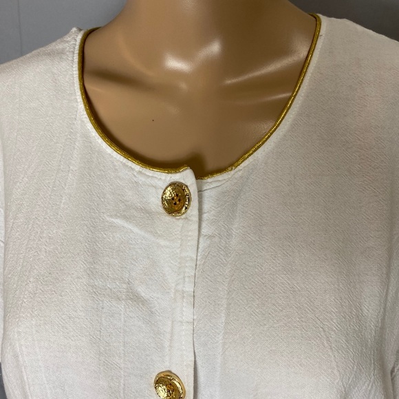 Vintage button down shift dress - Picture 4 of 8